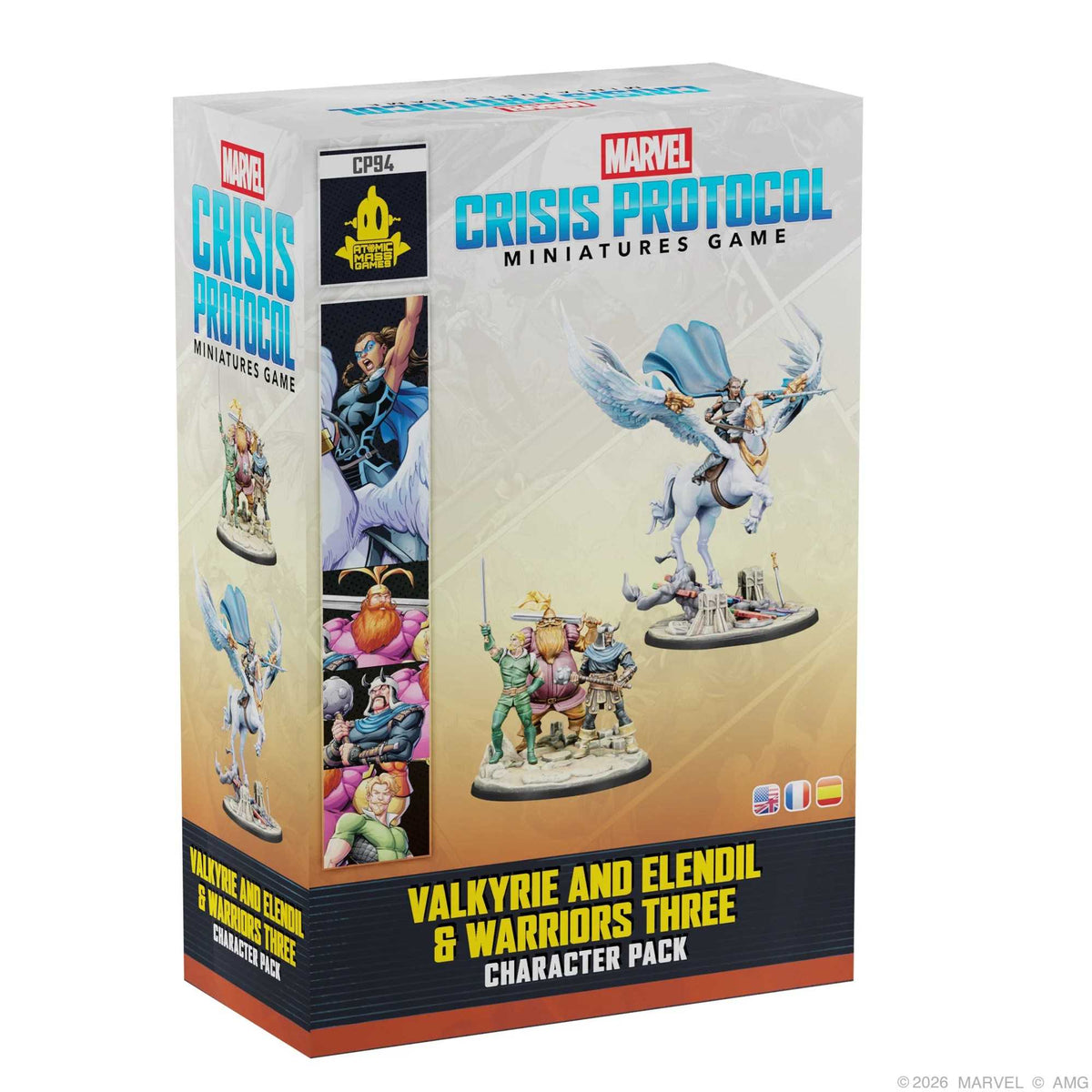 Marvel: Crisis Protocol - Valkyrie on Aragon & Warriors Three