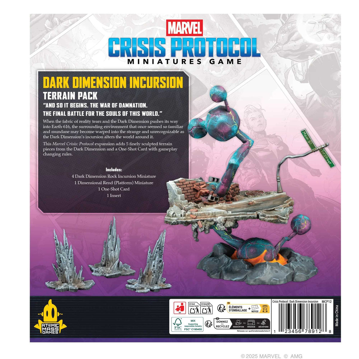 Marvel: Crisis Protocol - Dark Dimension Incursion Terrain Pack