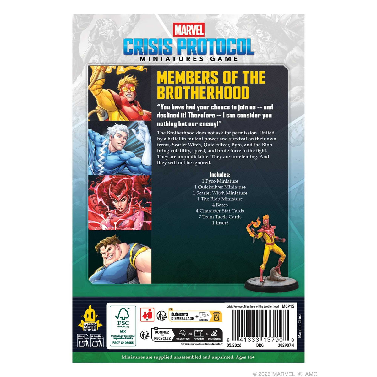 Marvel: Crisis Protocol – Members of the Brotherhood Affiliation Pack