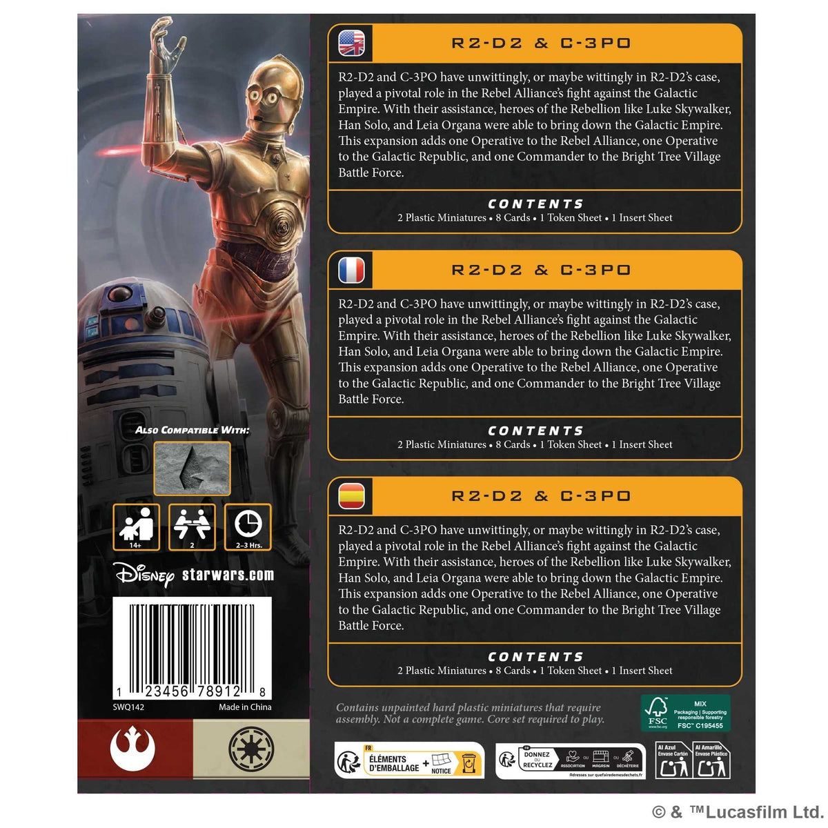 Star Wars: Legion – R2-D2 & C-3PO Operative Expansion