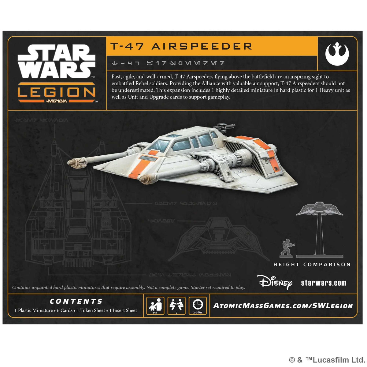 Star Wars: Legion - T-47 Airspeeder