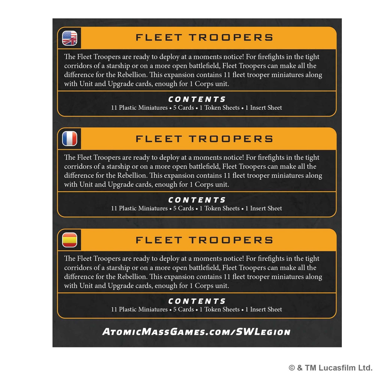 Star Wars: Legion - Fleet Troopers