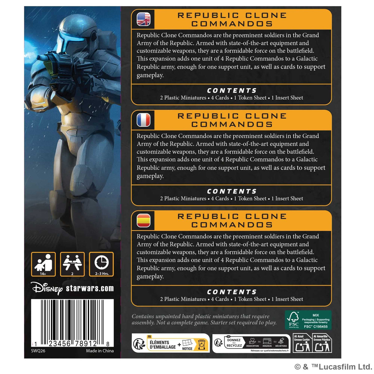Star Wars: Legion - Republic Clone Commandos