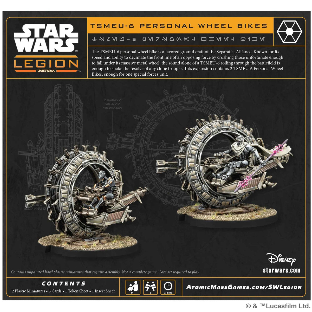 Star Wars: Legion – TSMEU-6 Personal Wheel Bike