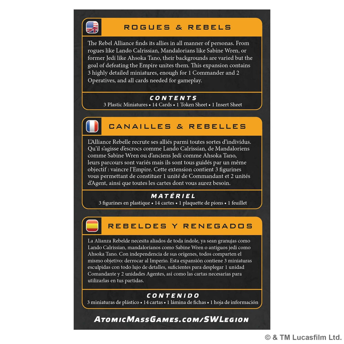 Star Wars: Legion – Rogues & Rebels Character Expansion