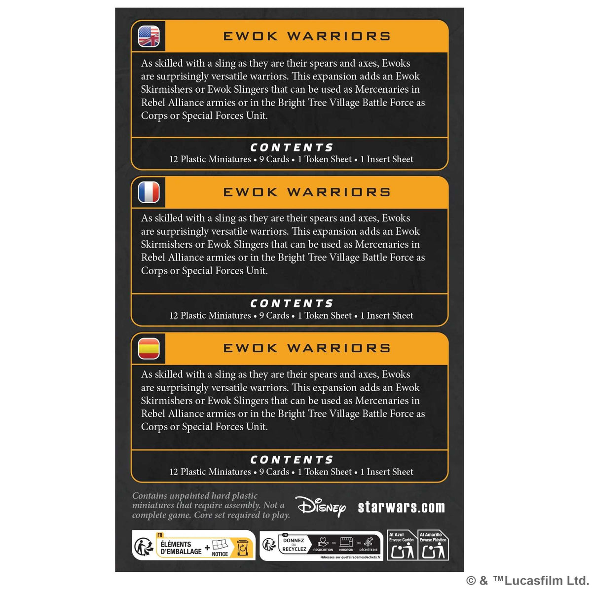 Star Wars: Legion - Ewok Warriors Unit Expansion