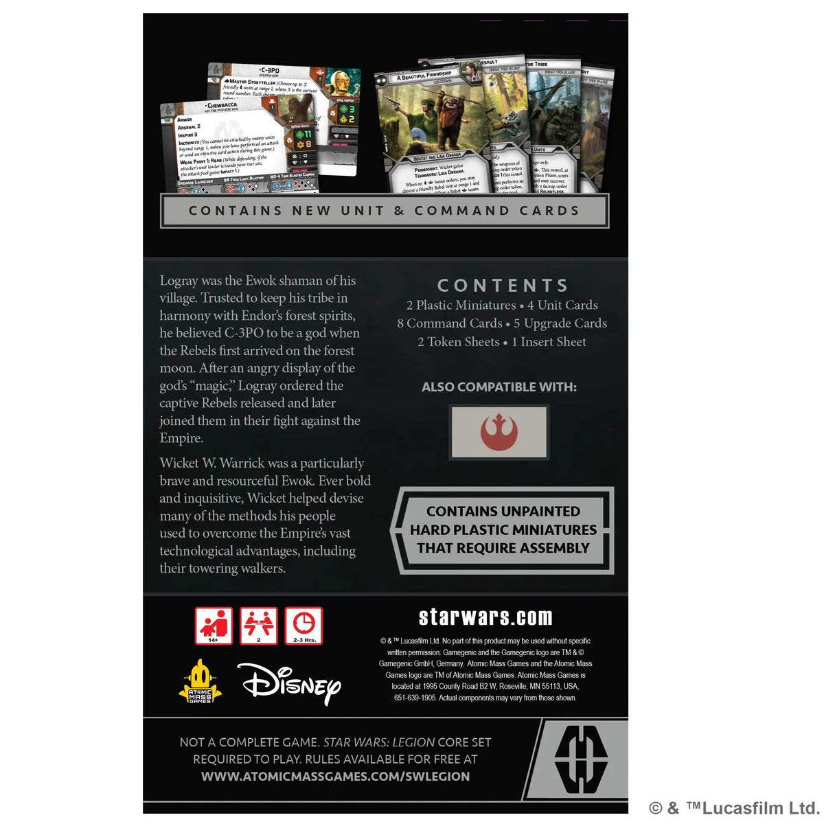 Star Wars: Legion – Logray & Wicket Commander Expansion