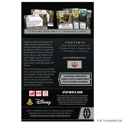 Star Wars: Legion – Logray & Wicket Commander Expansion