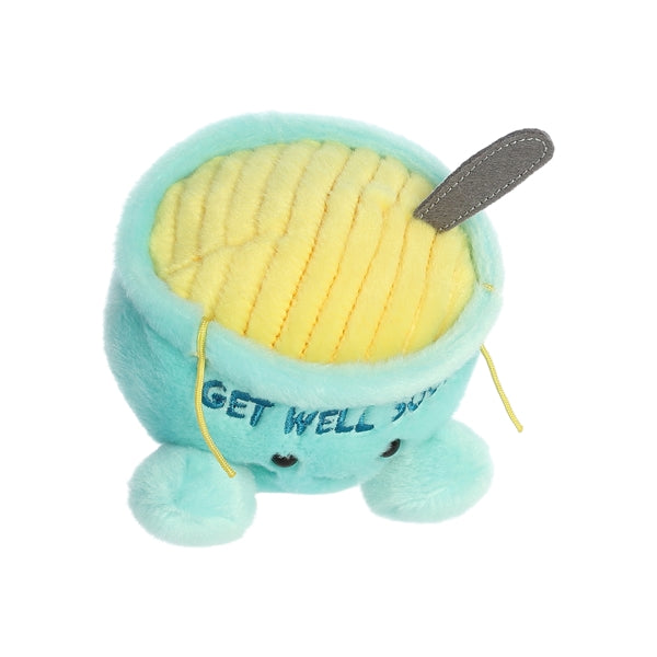 Aurora Palm Pals Get Well Soon Chicken Soup 5-Inch Soft Toy