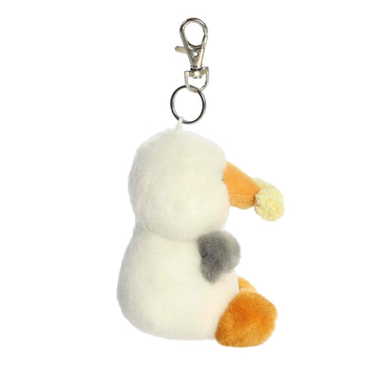 Aurora Palm Pals Buoy Seagull With Fry 4-Inch Clip-On Plush Keyring