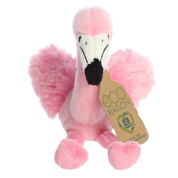 Aurora Eco Nation Eco Softies Flamingo 8-Inch Soft Toy