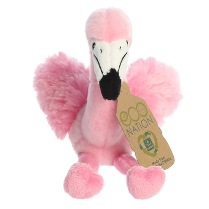 Aurora Eco Nation Eco Softies Flamingo 8-Inch Soft Toy