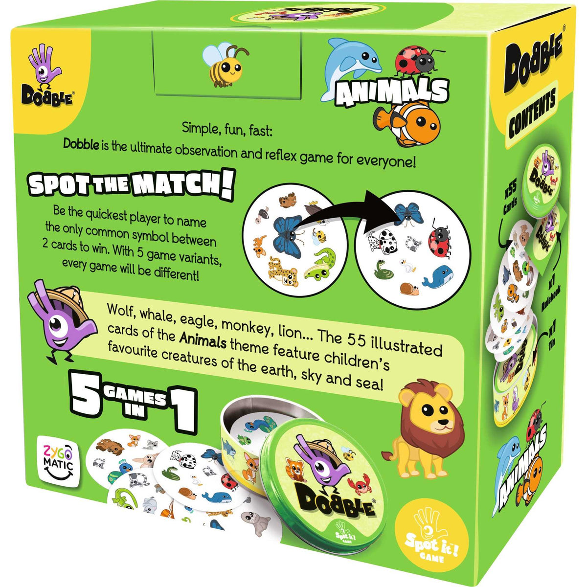 Dobble Animals Card Game