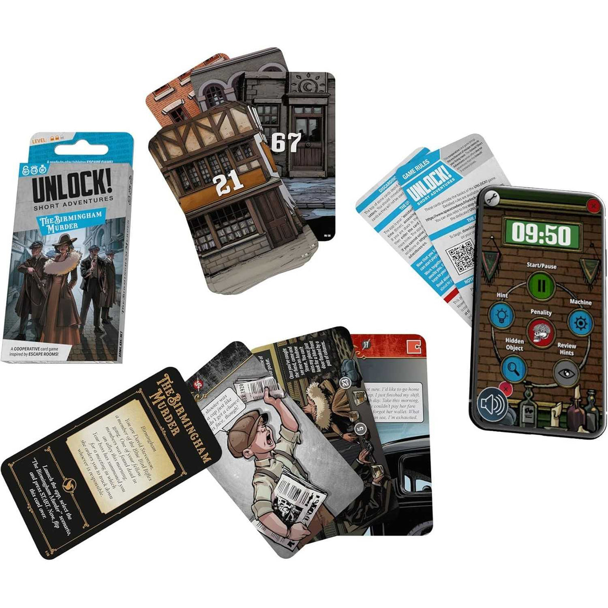 Unlock! Short Adventures 9: Birmingham Board Game