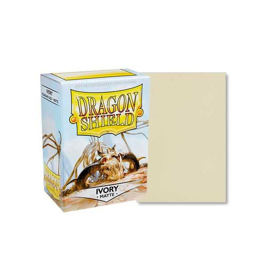 Dragon Shield Matte Ivory Card Sleeves, 100 Count