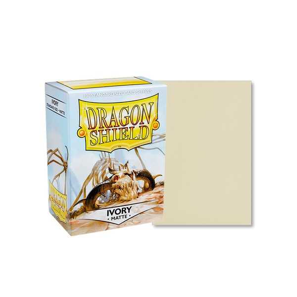 Dragon Shield Matte Ivory Card Sleeves, 100 Count
