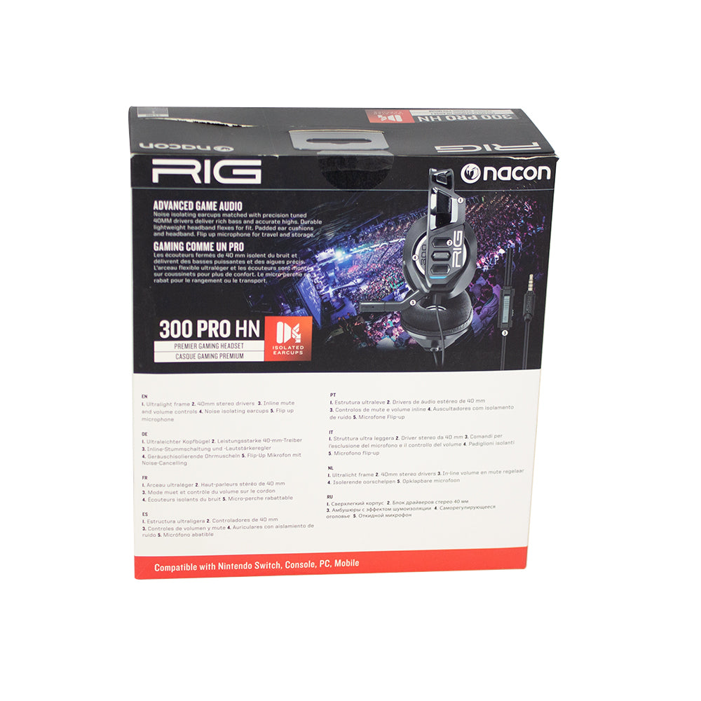 RIG 300 PRO HN Wired Gaming Headset for Nintendo Switch - Black