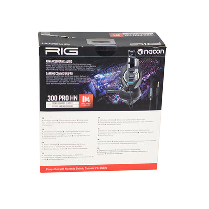 RIG 300 PRO HN Wired Gaming Headset for Nintendo Switch - Black