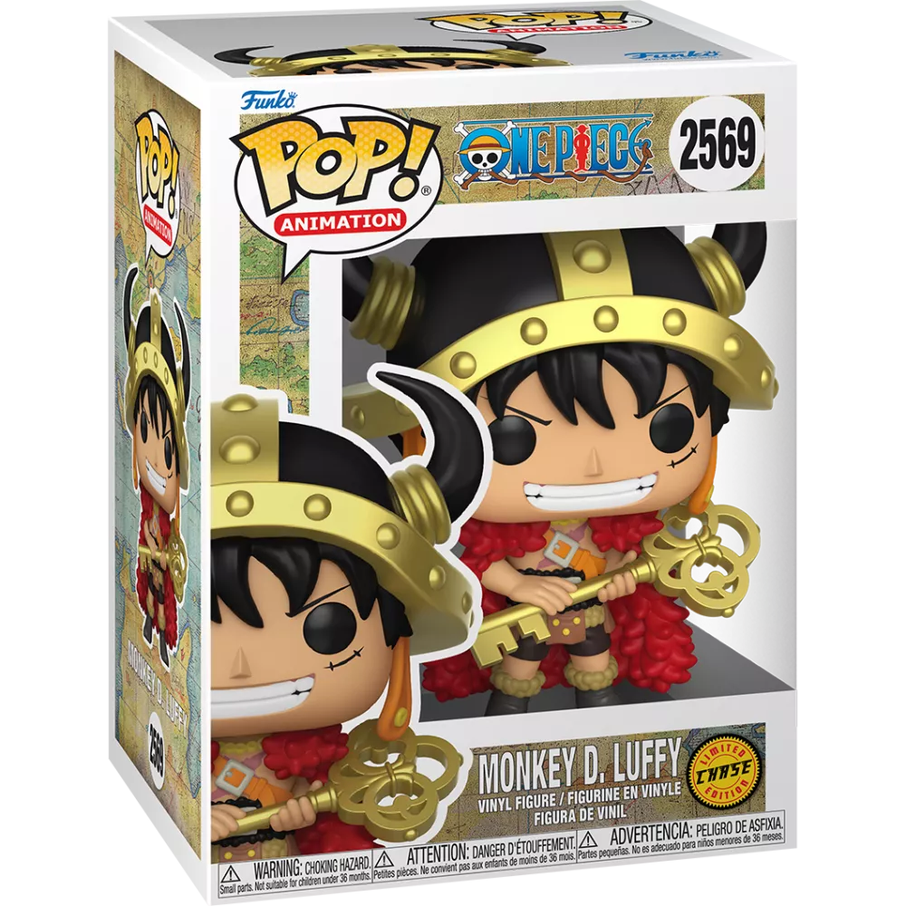 Funko Pop! Vinyl Animation One Piece Monkey D. Luffy with Helmet #2569 (1 in 6 Chance of Chase)