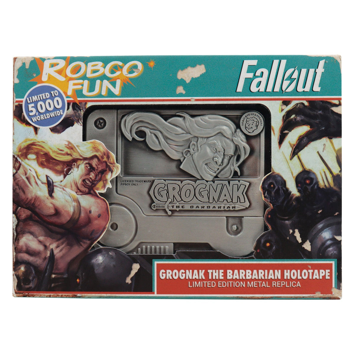 Fallout Grognak the Barbarian Holotape Metal Replica