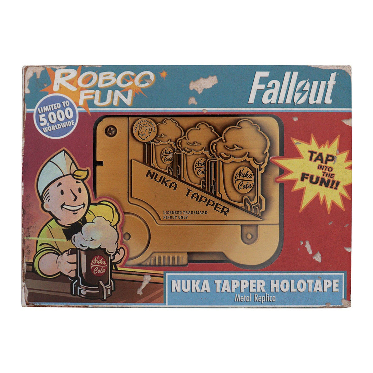 Fallout Nuka Tapper Limited Edition Metal Holotape Replica
