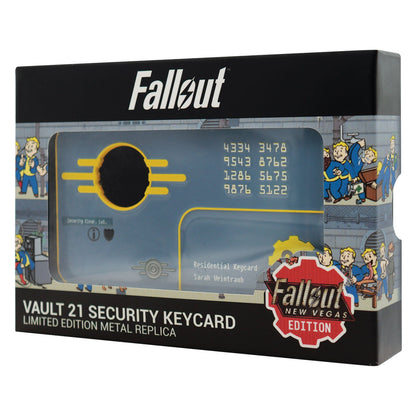 Fallout: New Vegas Vault 21 Security Keycard Replica