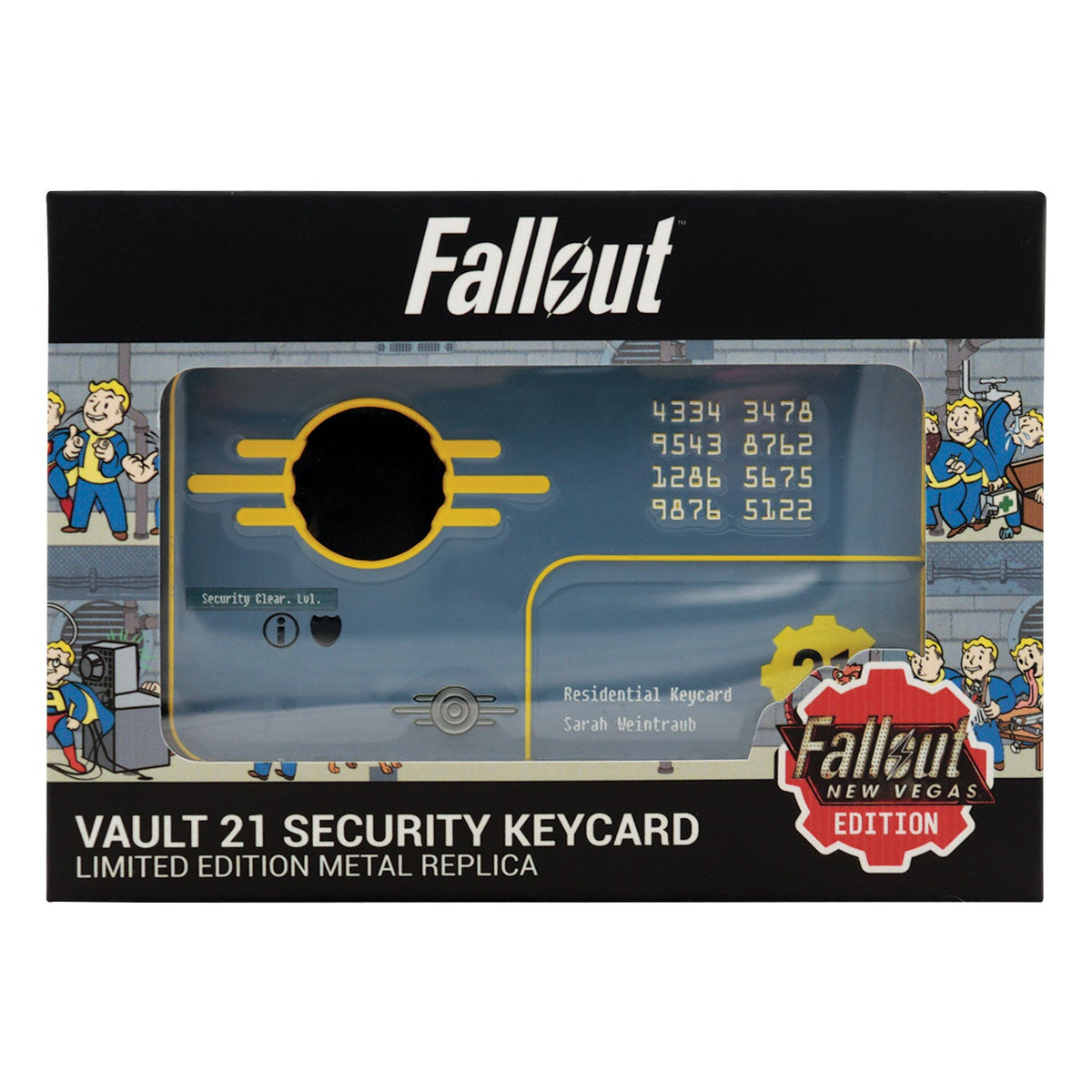 Fallout: New Vegas Vault 21 Security Keycard Replica