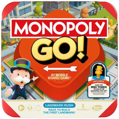 Monopoly GO! Landmark Rush Board Game