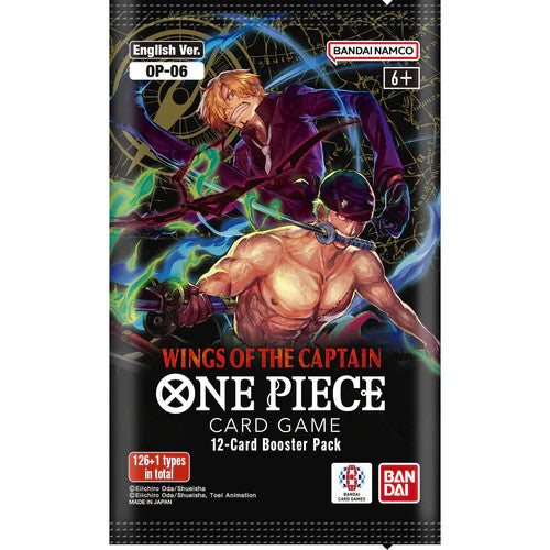 One Piece Wings of the Captain OP-06 Booster Pack (1 Selected at Random)