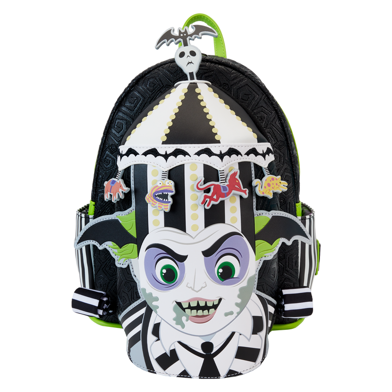 Loungefly Beetlejuice Carousel Hat Light-Up Cosplay Mini Backpack