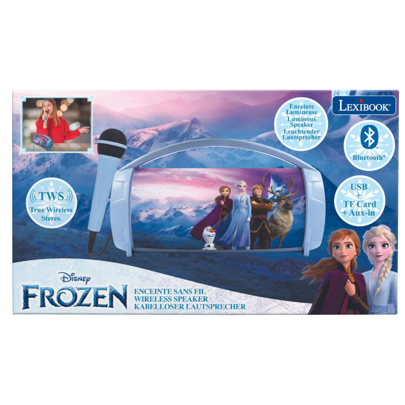 Lexibook Disney Frozen Portable Bluetooth Speaker with Microphone