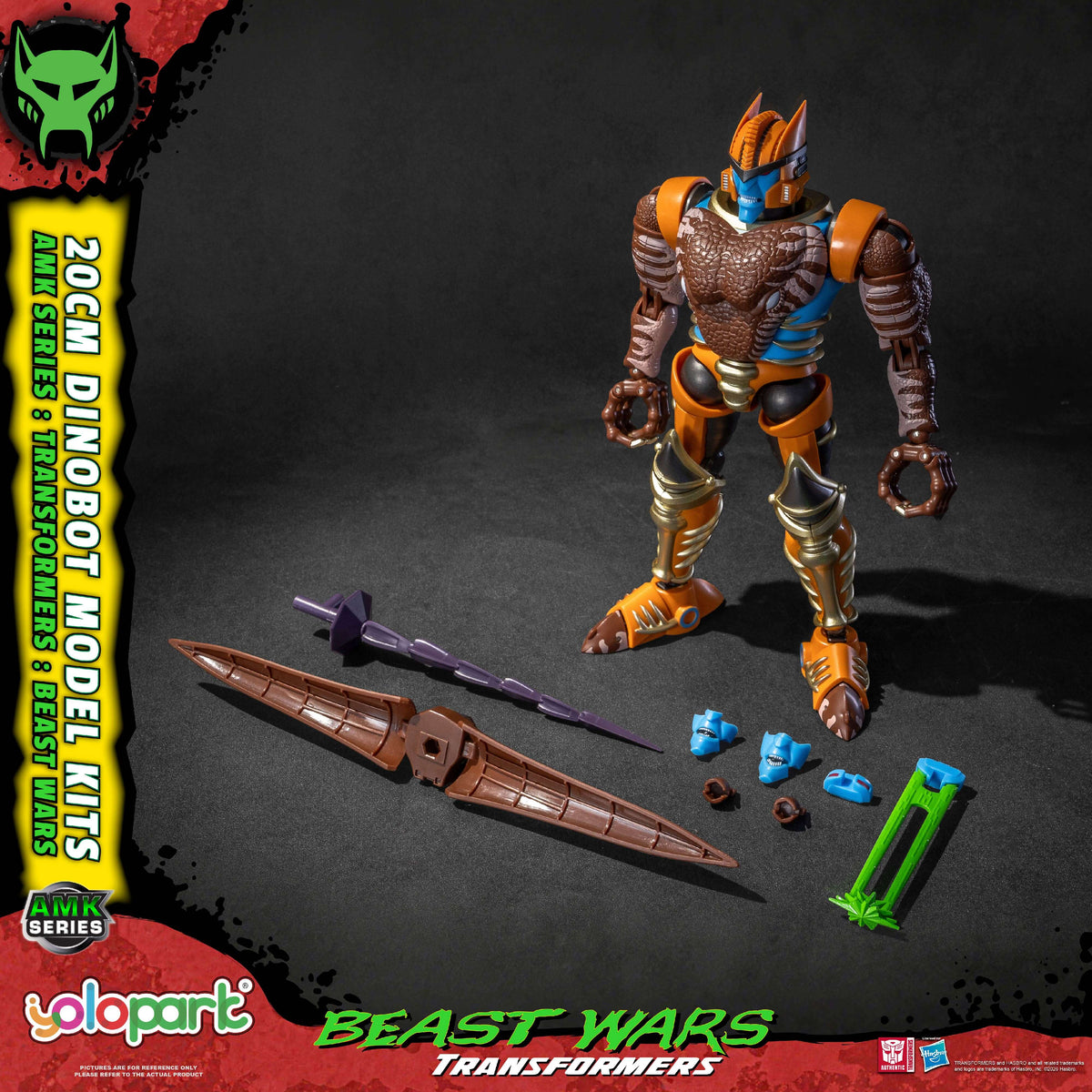 YOLOPARK Transformers: Beast Wars Dinobot 20cm AMK Series Model Kit