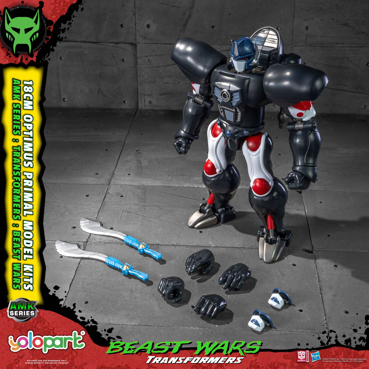 YOLOPARK Transformers: Beast Wars Optimus Primal 18cm AMK Model Kit