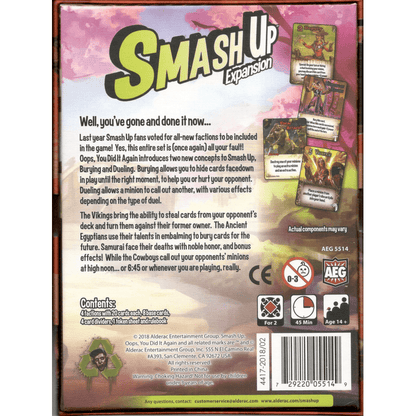 Smash Up: Oops You Did It Again