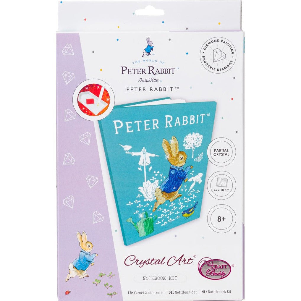 Peter Rabbit Crystal Art Notebook Kit