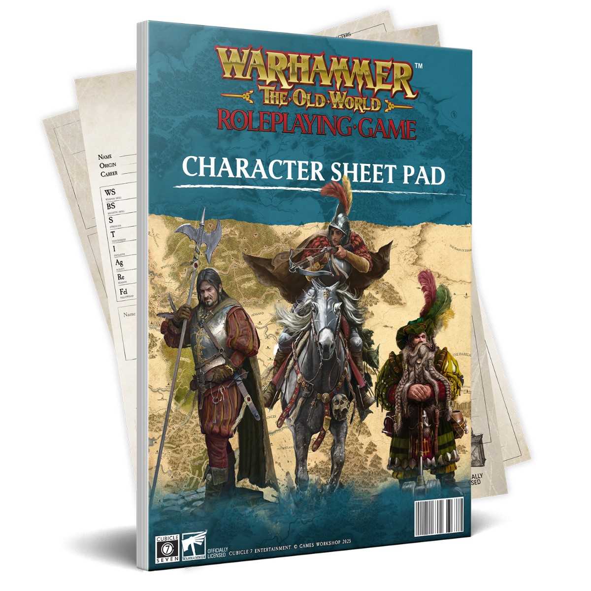 Warhammer: The Old World Roleplaying Game Character Sheet Pad