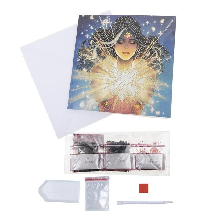 Crystal Art DC Wonder Woman 18 cm Card Craft Kit