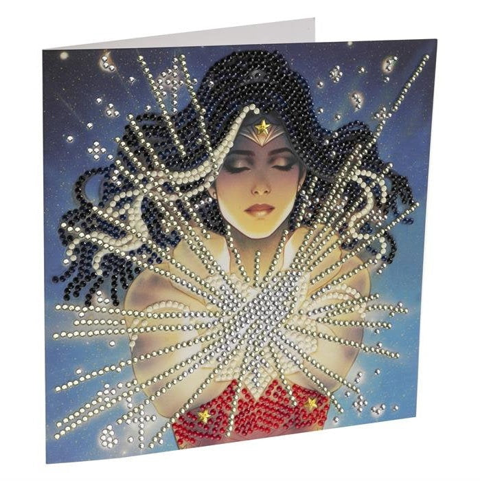 Crystal Art DC Wonder Woman 18 cm Card Craft Kit