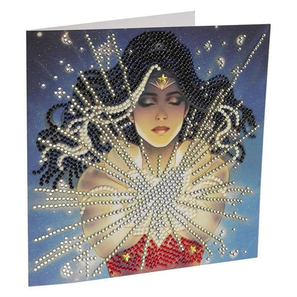 Crystal Art DC Wonder Woman 18 cm Card Craft Kit