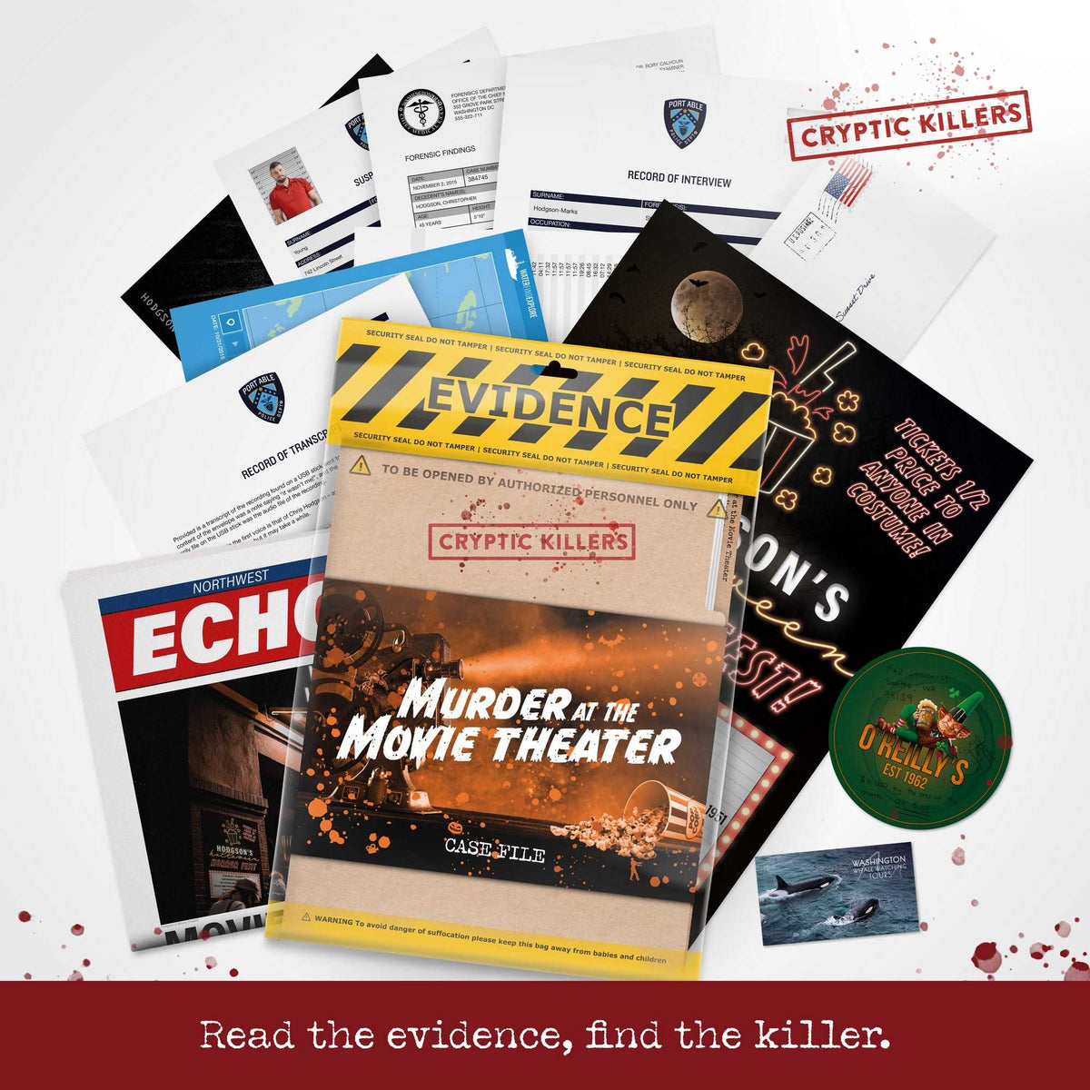 Cryptic Killers: Murder at the Movie Theater