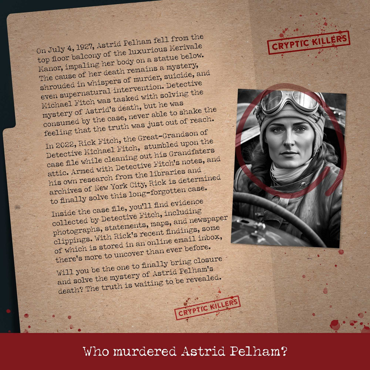 Cryptic Killers: Murder at Merivale Manor