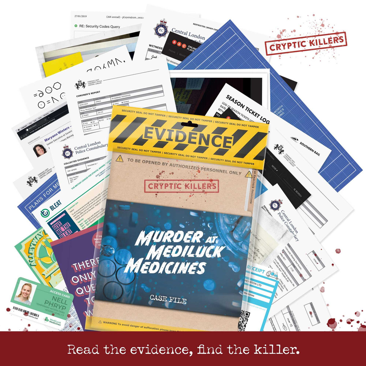 Cryptic Killers: Murder at MediLuck Medicines