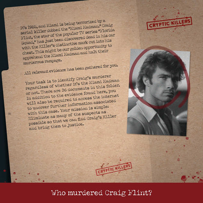 Cryptic Killers: Murder in Miami
