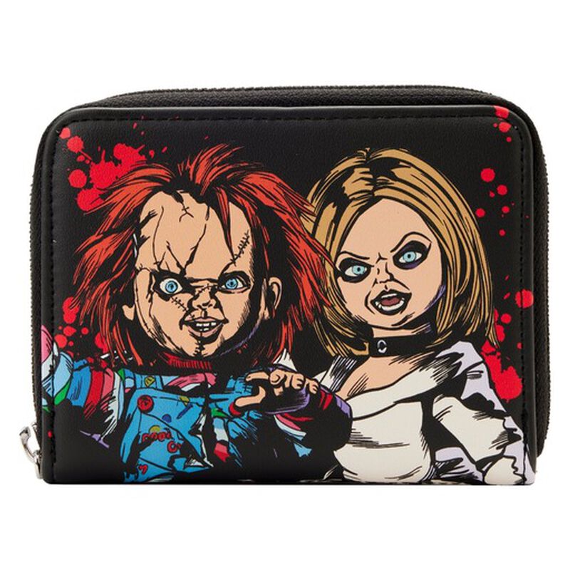 Loungefly Bride of Chucky Chucky & Tiffany Zip-Around Wallet