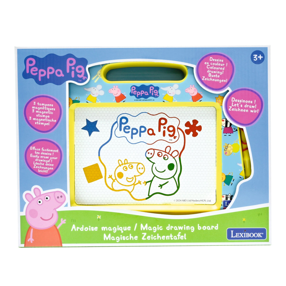Lexibook Peppa Pig A5 Magnetic Multicolour Drawing Board