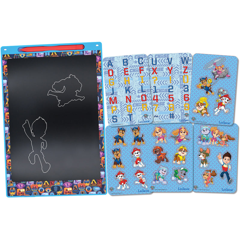 Lexibook PAW Patrol 11-Inch Multicolour E-Ink Drawing Tablet with Stencils