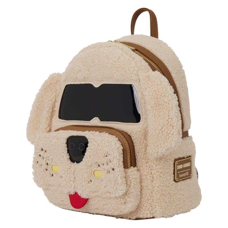 Loungefly Dumb & Dumber Mutts Cutts Van Glow Plush Mini Backpack