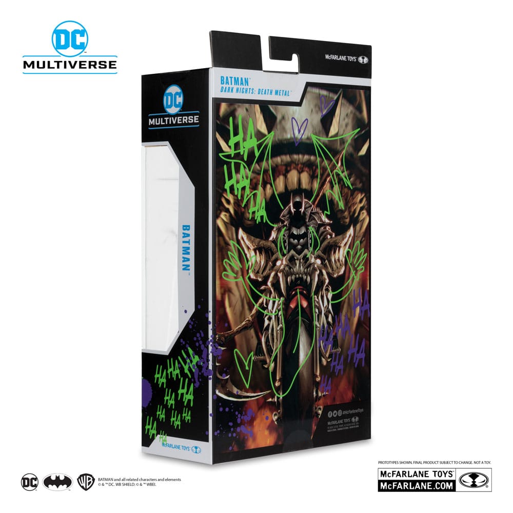 McFarlane Toys DC Multiverse Dark Nights: Death Metal Jokerized Batman Gold Label Action Figure