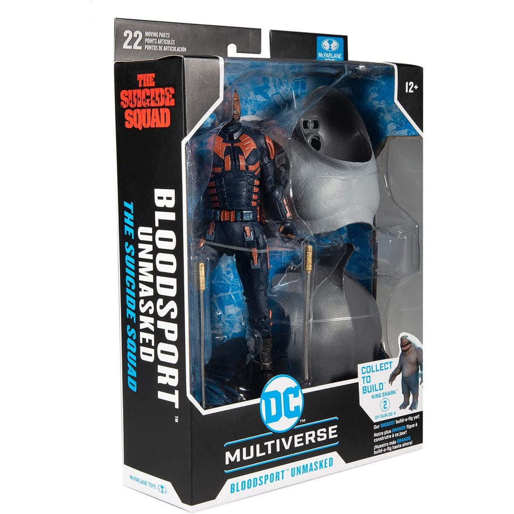 McFarlane Toys DC Multiverse The Suicide Squad Bloodsport Unmasked 7-Inch Action Figure