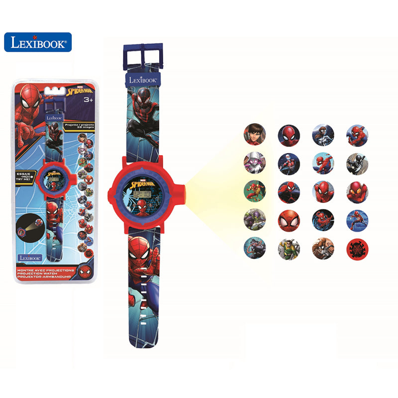 Lexibook Marvel Spider-Man Digital Projection Watch with 20 Images